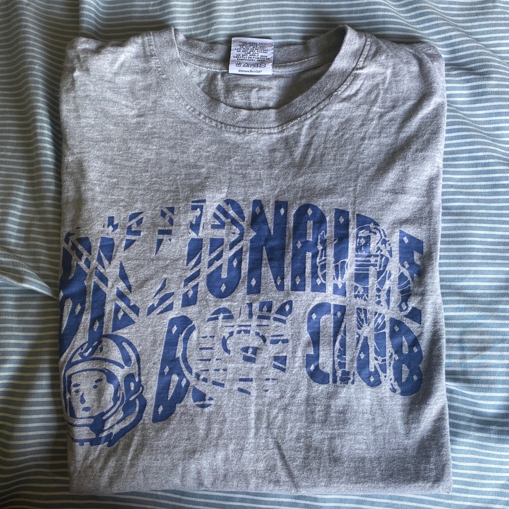 billionaire boys club t-shirt (grey/blue)